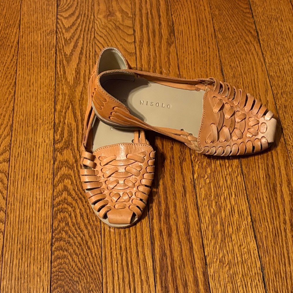 Nisola Leather Huarache Sandals